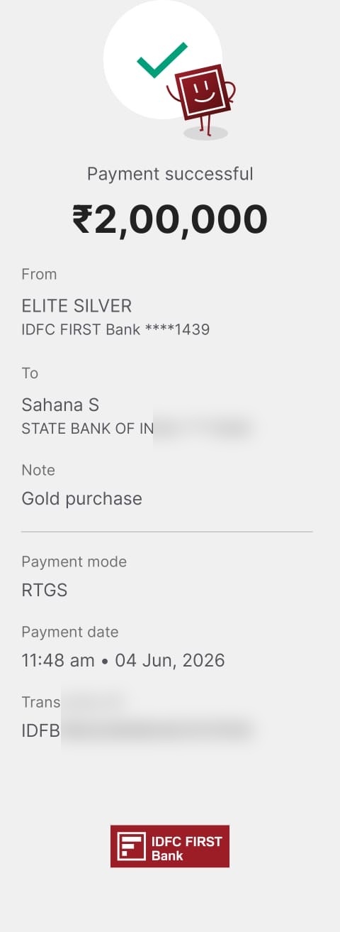 Customer Payment Proof