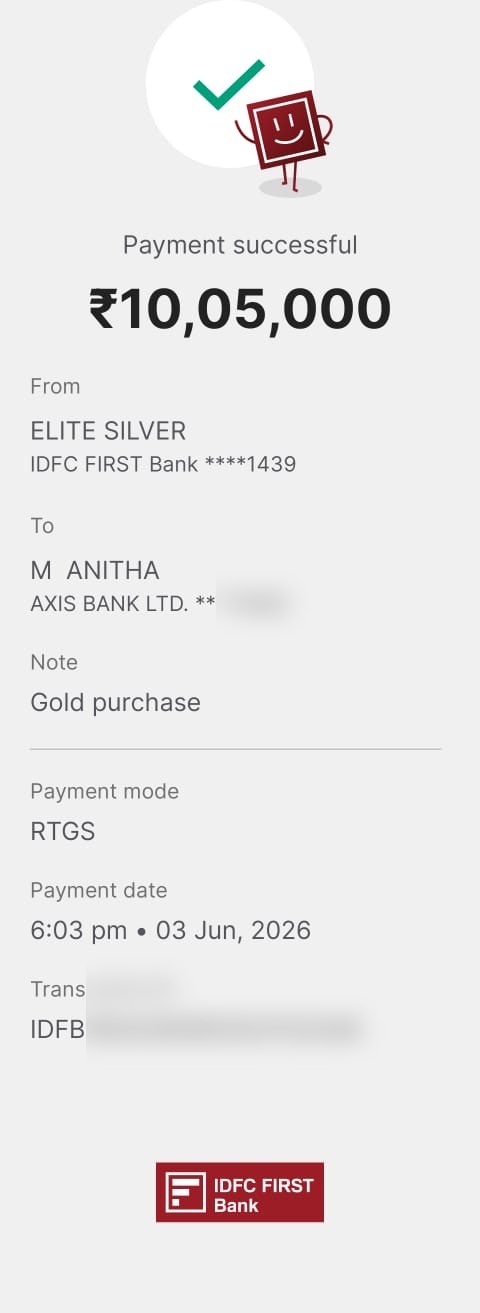 Customer Payment Proof